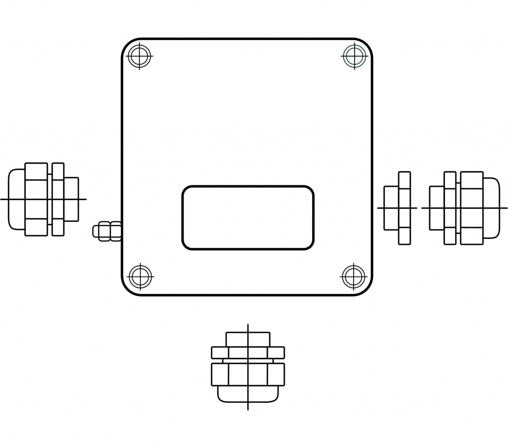 Схема коробки соединительной РТВ402