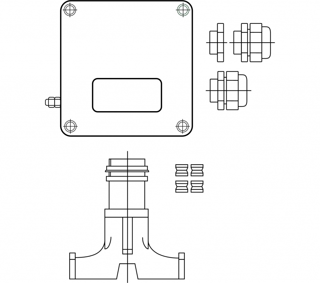Схема коробки соединительной РТВ403