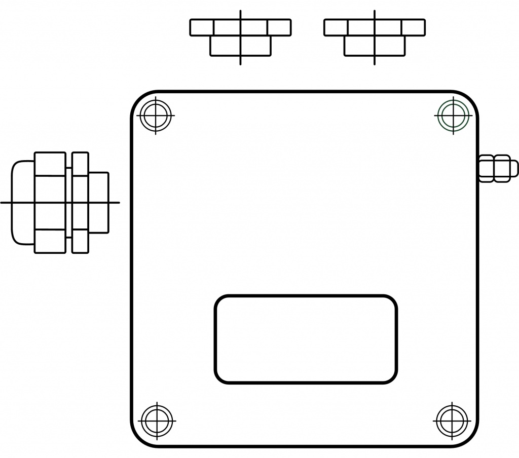 Схема коробки соединительной РТВ406